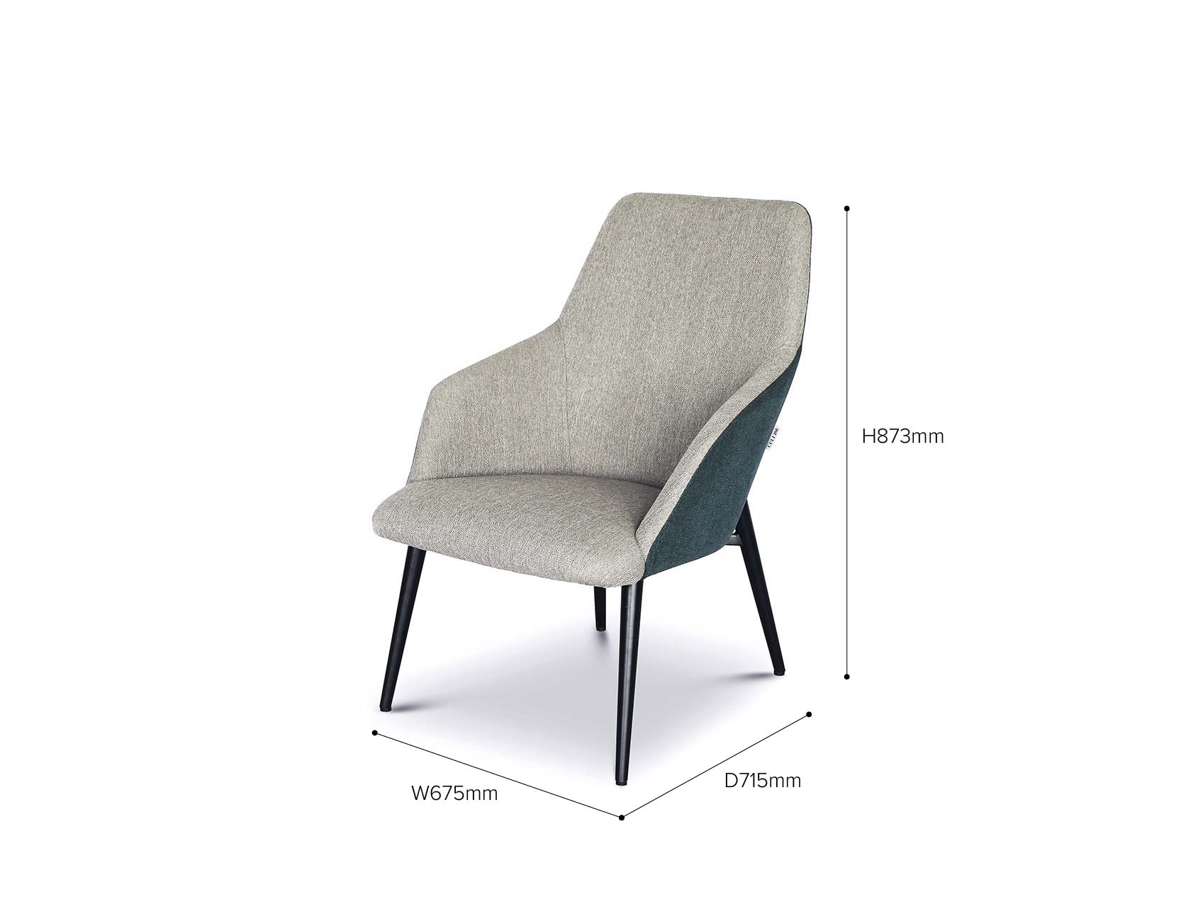 Dina-Fabric-Armchair-Dimension